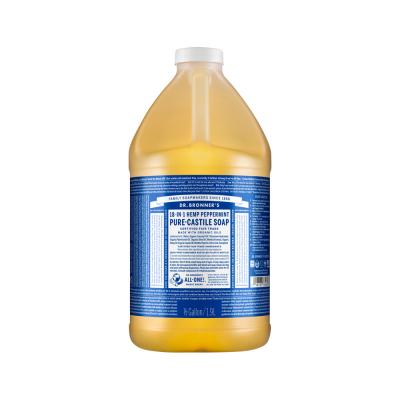 Dr. Bronner's Pure-Castile Soap Liquid (Hemp 18-in-1) Peppermint 1.89L